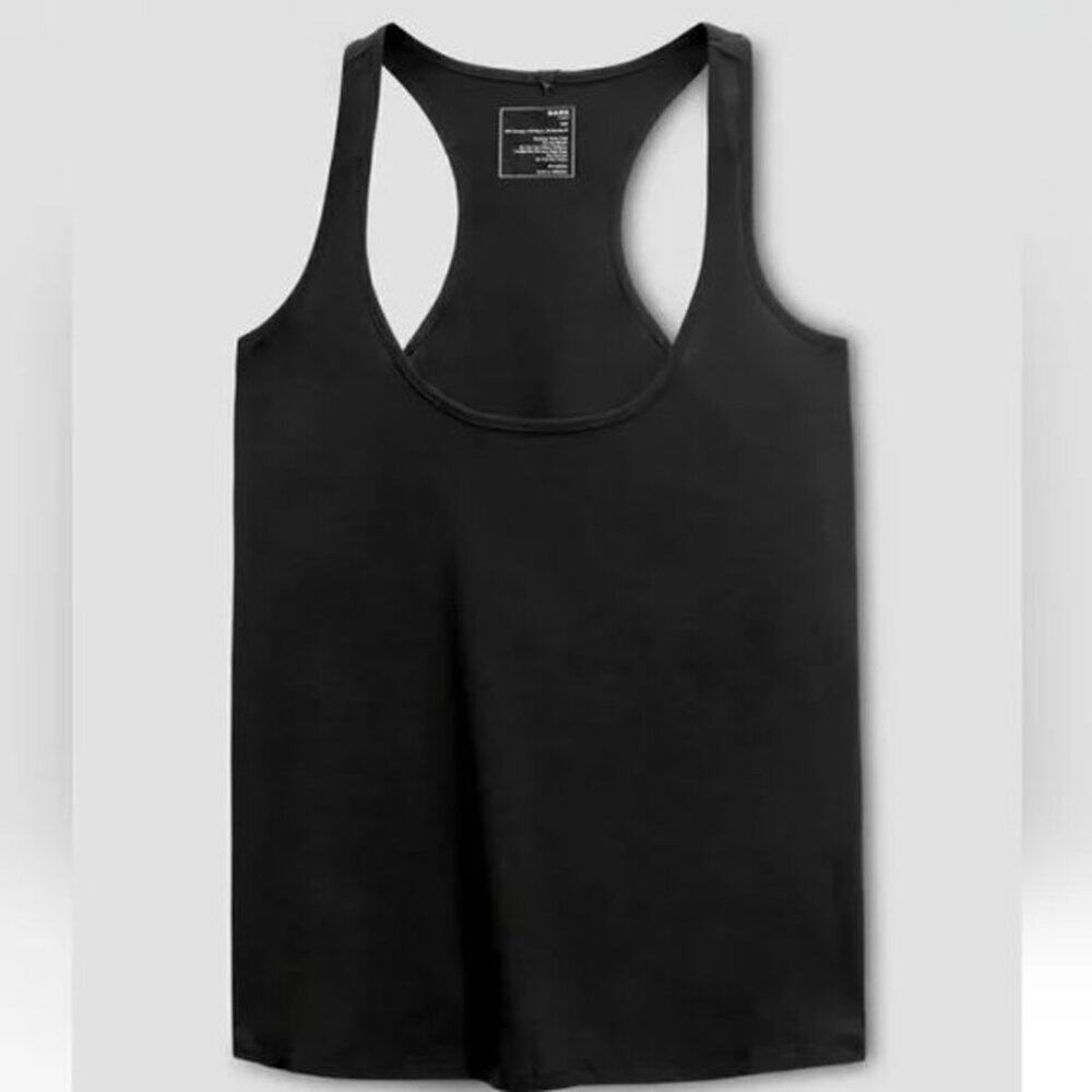 NWT Universal Standard Women's Game Racer Back Tank Top in Black